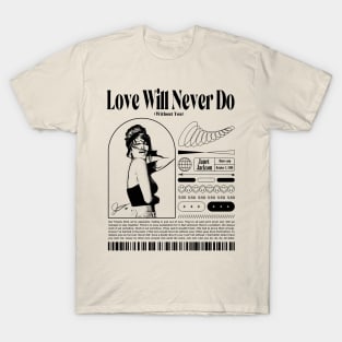 Janet Jackson Love Will Never Do T-Shirt